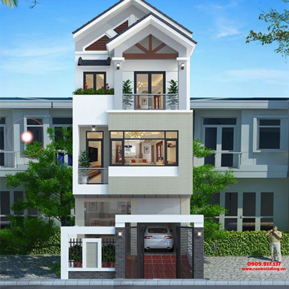 MẪU NHÀ 3 TẦNG