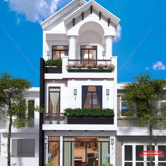 MẪU NHÀ 3 TẦNG