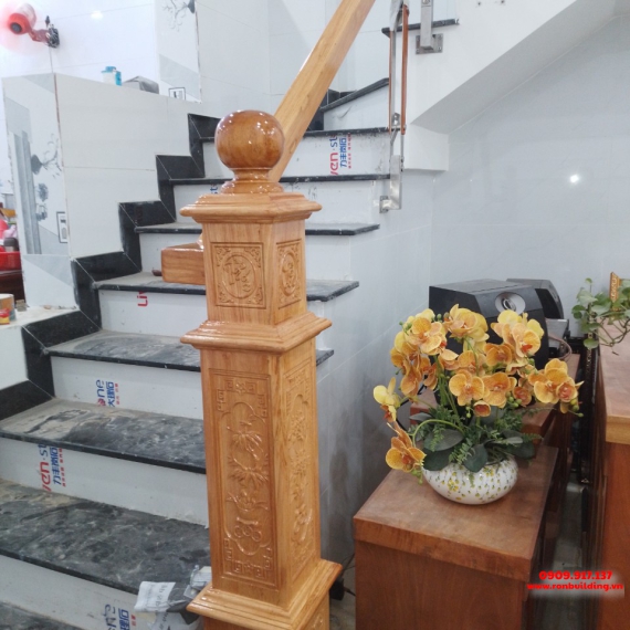 Cầu thang kính đẹp